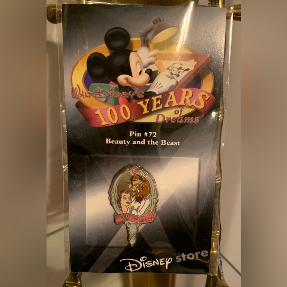 Disney 100 Years Beauty and the Beast Pin #72